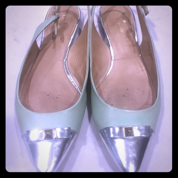 kate spade Shoes - Kate spade metallic flats